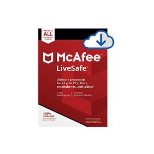 McAfee Live Safe 2024 Unlimited Devices Antivirus Internet and Identity Security Software, Safe Family, 1 Year